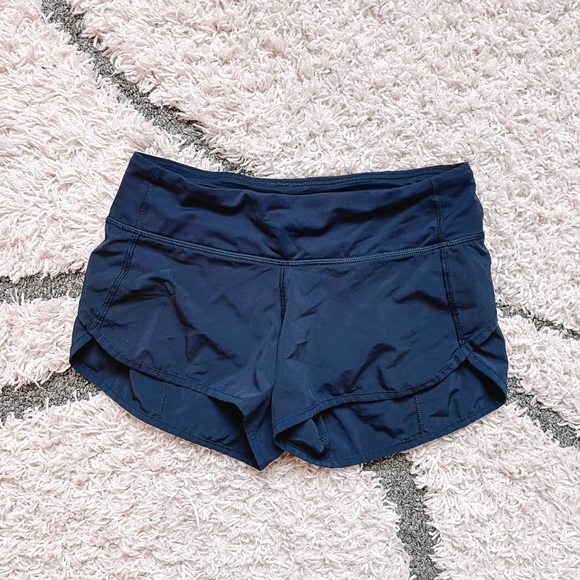 Lululemon Navy Athletic Shorts!! - Picture 2 of 7